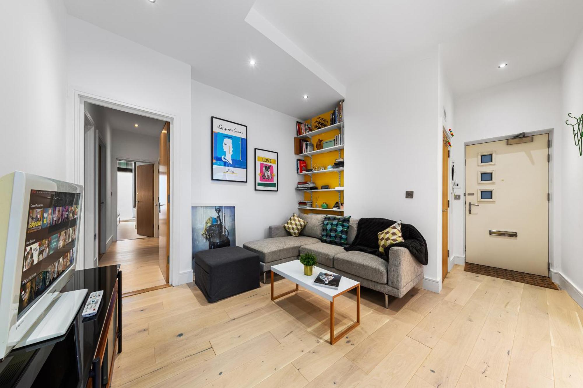 Trendy 2 Bed Flat In Greenwich With Car Parking Londra Exterior foto